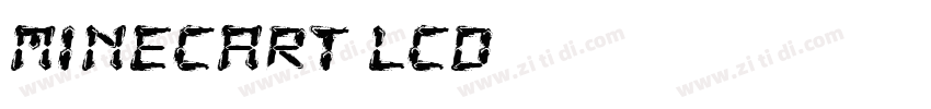 Minecart LCD字体转换